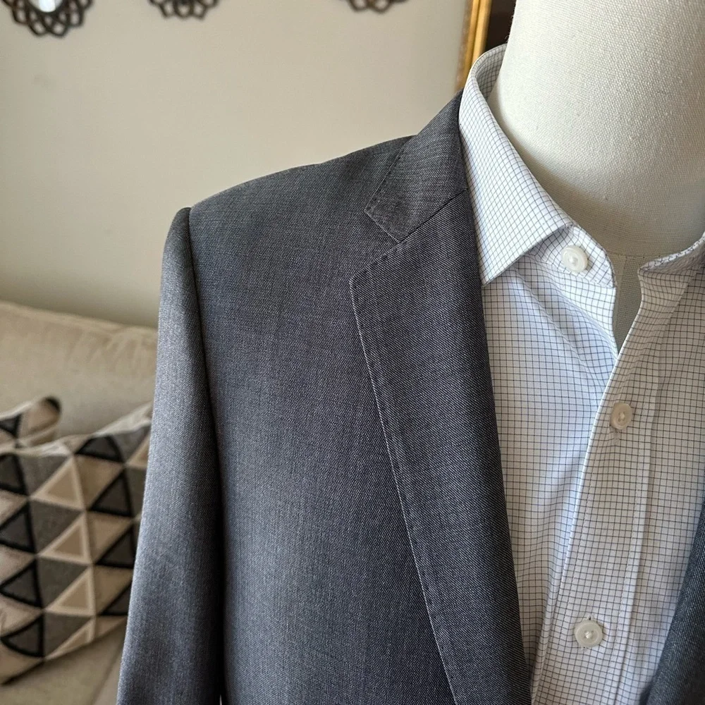 J Crew Ludlow Jacket Silver Grey Blazer Men's Size 40R